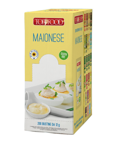 Maionese 50% o.g. Monodosi in Cartonbox da 200 bustine “Top Food – Mucho Gusto”