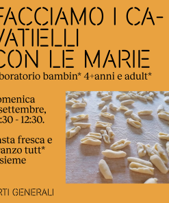 FACCIAMO I CAVATIELLI con le Marie