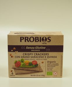 CRISPY CRACKERS GRANO SARACENO E QUINOA  SENZA LIEVITO BIOLOGICO