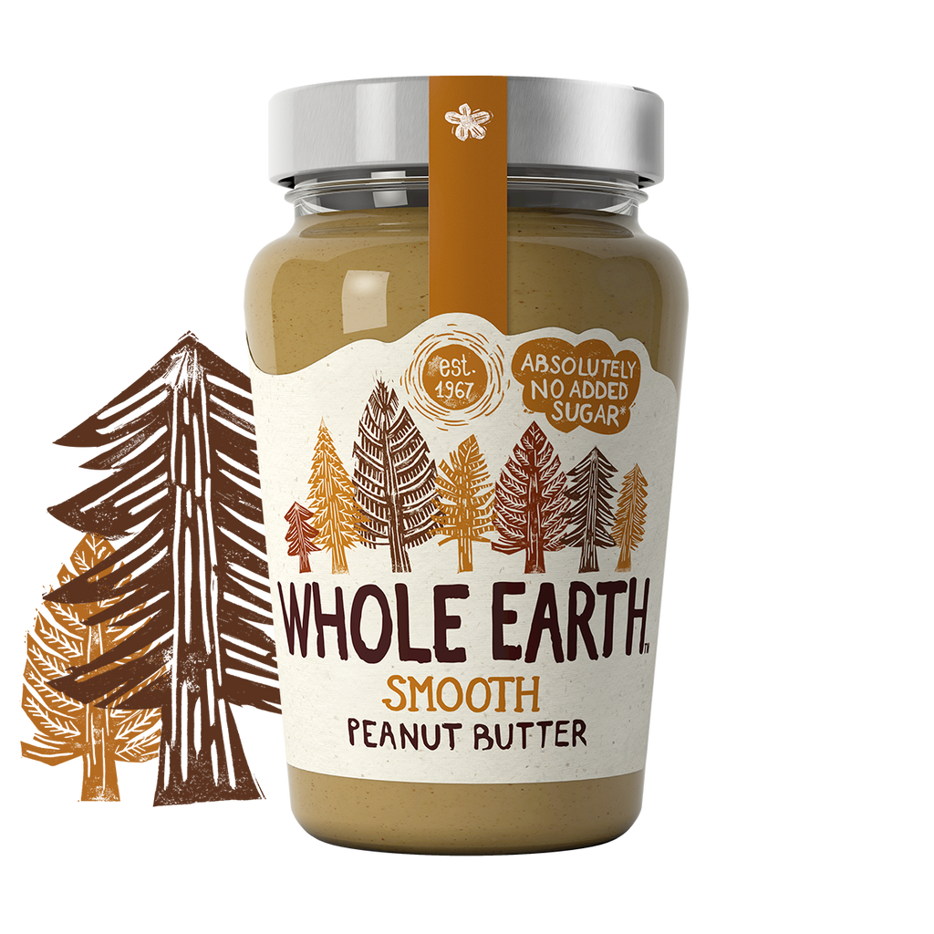 Whole Earth Smooth Peanut Butter 340g