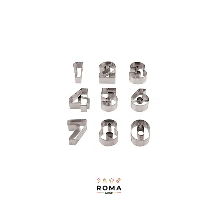 TAGLIAPASTA NUMERI IN ACCIAIO INOX