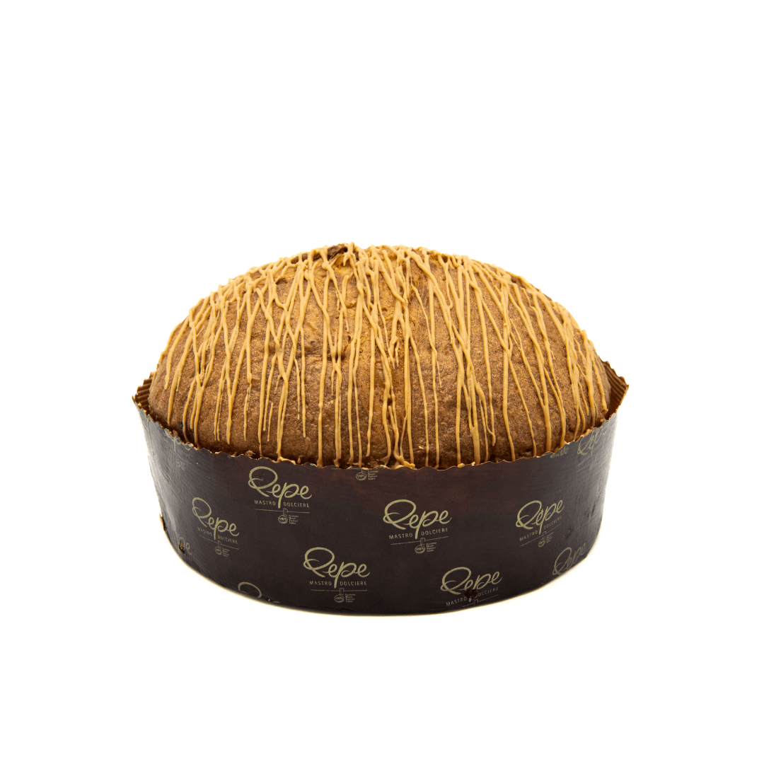 Panettone con Arachidi e Caramello Mou