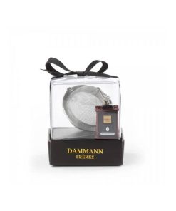 Dammann Freres Tea Filter with Tea Caddy Charm
