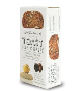 Toast For Cheese Cracker alla Mela Cotogna, Noci Pecan e Semi di Papavero 100g