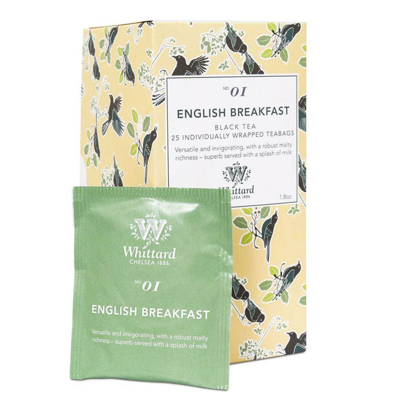 Whittard English Breakast Tè Nero 25 bustine