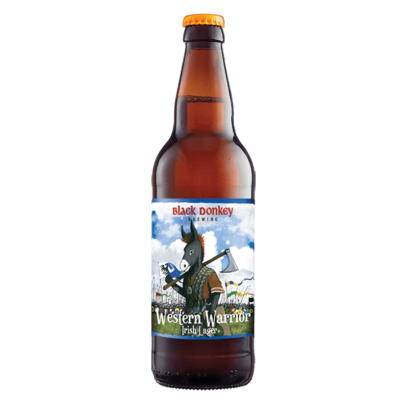 Black Donkey Wester Warrior Irish Larger 500ml