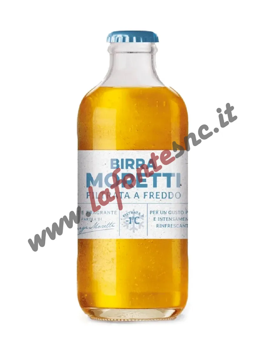Birra Moretti Filtrata a Freddo 33 cl.
