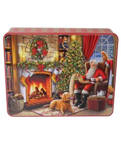 Bramble Biscuits Tin ‘ Santa by the Fire’ 300g