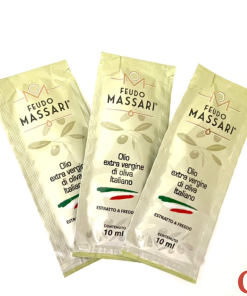 Olio Extra Vergine di Oliva 100% Italiano Blend 150 bustine – Bustine monodose annata 2024 “Feudo Massari”