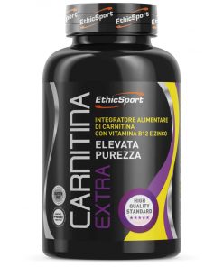 EthicSport Carnitina Extra, Integratore Carnitina, 80cpr x 1664mg