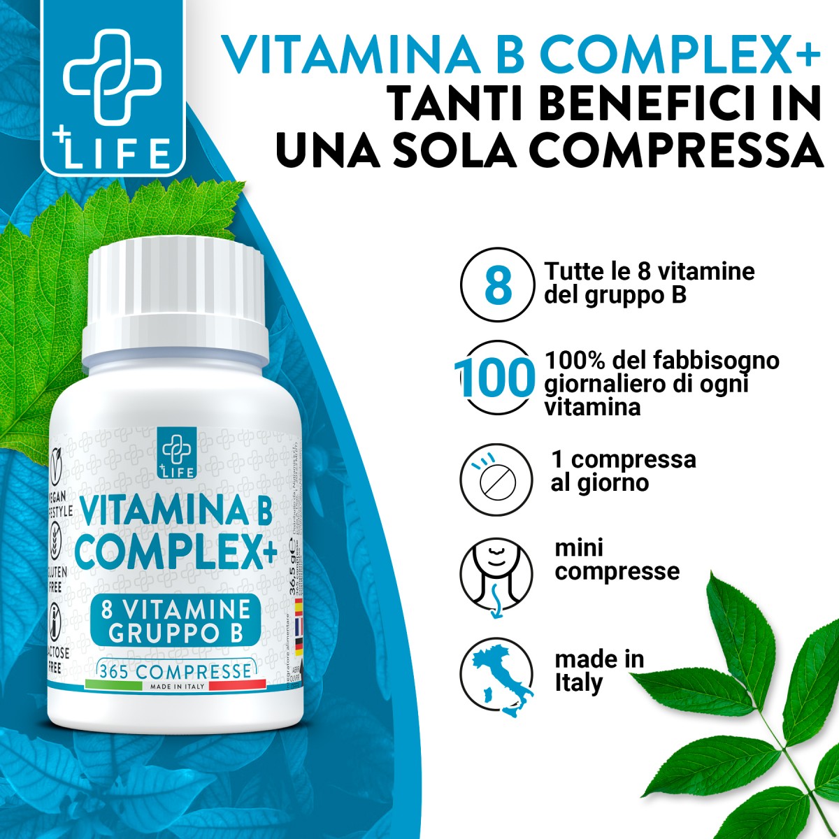 +Life Vitamina B Complex+ - immagine 2