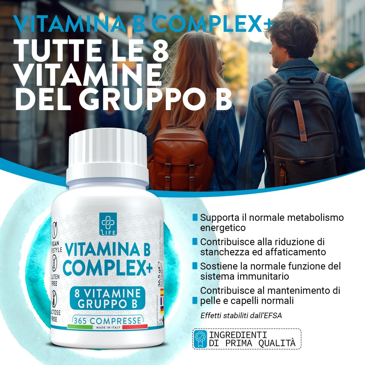 +Life Vitamina B Complex+ - immagine 3