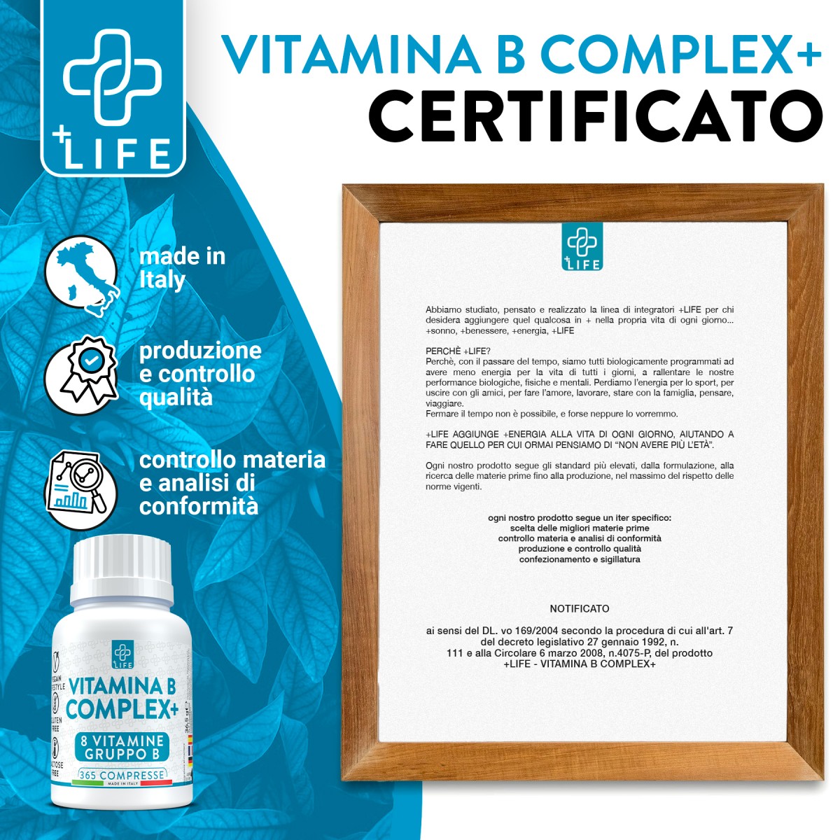+Life Vitamina B Complex+ - immagine 5