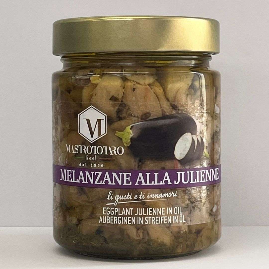 Melanzane alla julienne 314 ml 6 pezzi “Mastototaro Food”