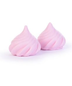 Meringhette stella rosa in zucchero