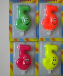 Candeline fluorescenti n. 5