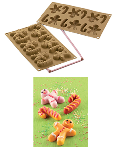 Stampo in silicone omino e bastone