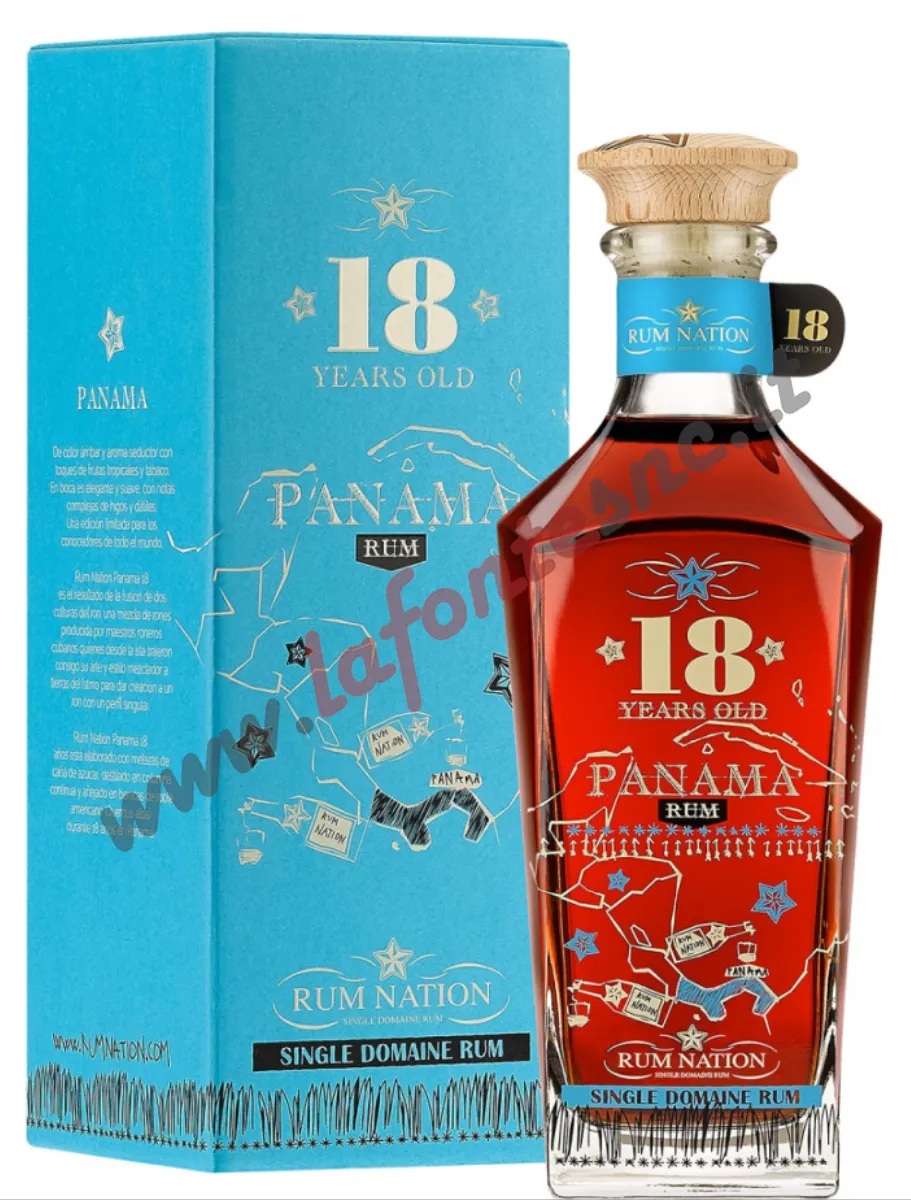 Rum Nation Panama 18 Years Old 70 cl.