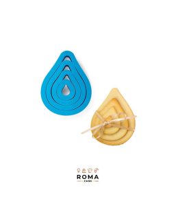 SET 4 TAGLIAPASTA GOCCIA PLASTICA