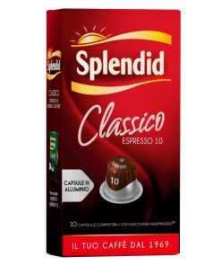 Capsule Caffè Espresso Classico, Intensità 10, 10cps – Splendid